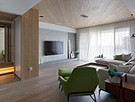 50平米北欧风格三室客厅装修效果图，软装创意设计图