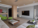 150平米北欧风格三室客厅装修效果图，软装创意设计图
