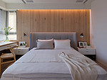 85平米北欧风格三室卧室装修效果图，软装创意设计图