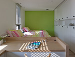 98平米北欧风格三室儿童房装修效果图，软装创意设计图