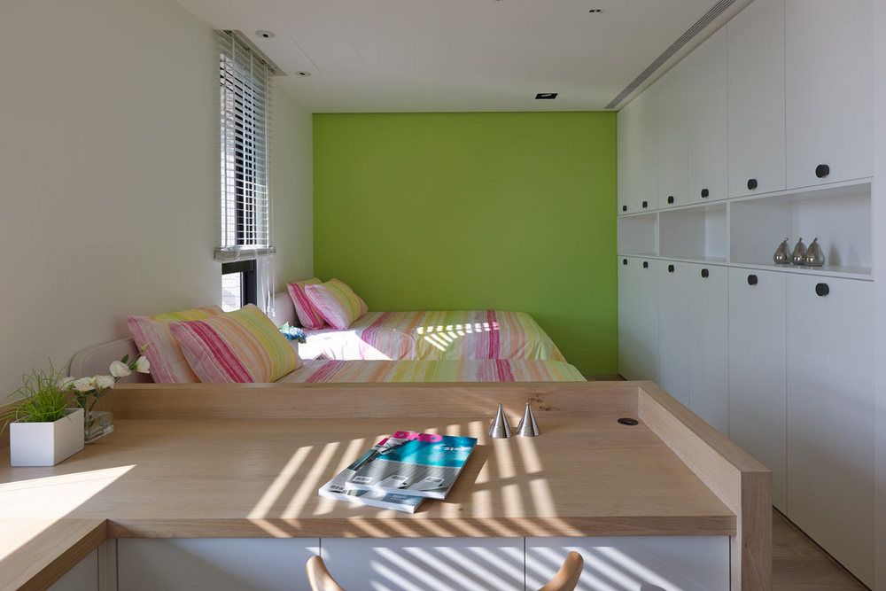 98平米北欧风格三室儿童房装修效果图，软装创意设计图
