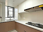 123平米混搭风格三室厨房装修效果图，橱柜创意设计图