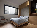 135平米现代简约风三室卧室装修效果图，墙面创意设计图