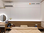 102平米现代简约风二室主卧装修效果图，软装创意设计图