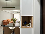 150平米现代简约风三室玄关装修效果图，玄关创意设计图