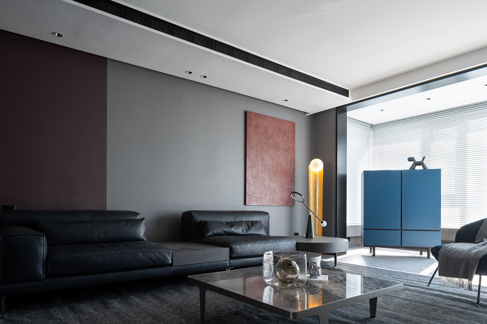 298平米轻奢风格五室客厅装修效果图，背景墙创意设计图