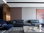 118平米轻奢风格五室客厅装修效果图，地板创意设计图