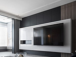 298平米轻奢风格五室客厅装修效果图，电视墙创意设计图