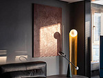 118平米轻奢风格五室客厅装修效果图，灯饰创意设计图