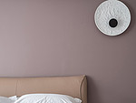 118平米轻奢风格五室卧室装修效果图，背景墙创意设计图
