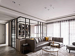 123平米美式风格四室客厅装修效果图，沙发创意设计图