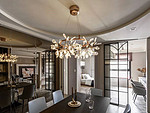 260平米美式风格四室客厅装修效果图，软装创意设计图