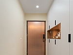 100平米北欧风格三室玄关装修效果图，玄关创意设计图