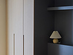 130平米现代简约风二室卧室装修效果图，软装创意设计图