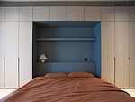 197平米现代简约风二室卧室装修效果图，软装创意设计图