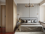 370平米新中式风格三室卧室装修效果图，衣柜创意设计图