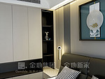 91平米现代简约风三室主卧装修效果图，衣柜创意设计图