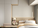 97平米现代简约风三室儿童房装修效果图，软装创意设计图