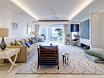 96平米简欧风格三室客厅装修效果图，创意设计图
