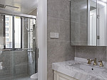103平米轻奢风格三室卫生间装修效果图，盥洗区创意设计图