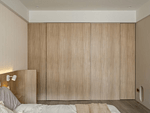 306平米现代简约风二室卧室装修效果图，衣柜创意设计图
