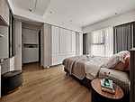 280平米混搭风格三室卧室装修效果图，软装创意设计图