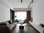 188平米现代简约风三室客厅装修效果图，门窗创意设计图