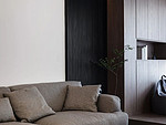 101平米现代简约风三室客厅装修效果图，沙发创意设计图
