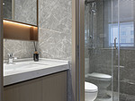 266平米轻奢风格三室卫生间装修效果图，盥洗区创意设计图