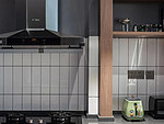 230平米现代简约风三室厨房装修效果图，橱柜创意设计图
