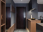 74平米现代简约风三室玄关装修效果图，玄关柜创意设计图