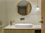 188平米现代简约风二室卫生间装修效果图，盥洗区创意设计图