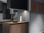 104平米现代简约风三室厨房装修效果图，灯饰创意设计图
