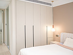 138平米现代简约风三室卧室装修效果图，软装创意设计图
