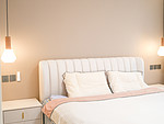 88平米现代简约风三室卧室装修效果图，软装创意设计图