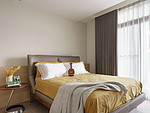 97平米现代简约风三室卧室装修效果图，软装创意设计图