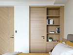 98平米现代简约风三室卧室装修效果图，衣柜创意设计图