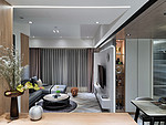 97平米北欧风格二室客厅装修效果图，灯饰创意设计图