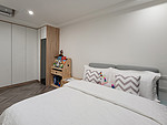 130平米北欧风格二室儿童房装修效果图，软装创意设计图