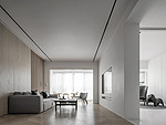 115平米现代简约风一室客厅装修效果图，软装创意设计图