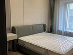 105平米现代简约风三室卧室装修效果图，软装创意设计图