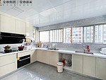 136平米轻奢风格三室厨房装修效果图，橱柜创意设计图