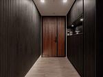 123平米混搭风格三室玄关装修效果图，玄关柜创意设计图