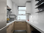 100平米现代简约风三室厨房装修效果图，墙面创意设计图