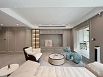 260平米美式风格别墅客厅装修效果图，沙发创意设计图