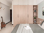 69平米北欧风格三室卧室装修效果图，衣柜创意设计图