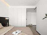 175平米现代简约风三室卧室装修效果图，衣柜创意设计图