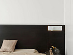 104平米现代简约风三室卧室装修效果图，背景墙创意设计图