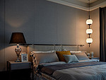 85平米现代简约风四室卧室装修效果图，灯饰创意设计图