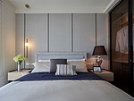 95平米现代简约风四室卧室装修效果图，背景墙创意设计图
